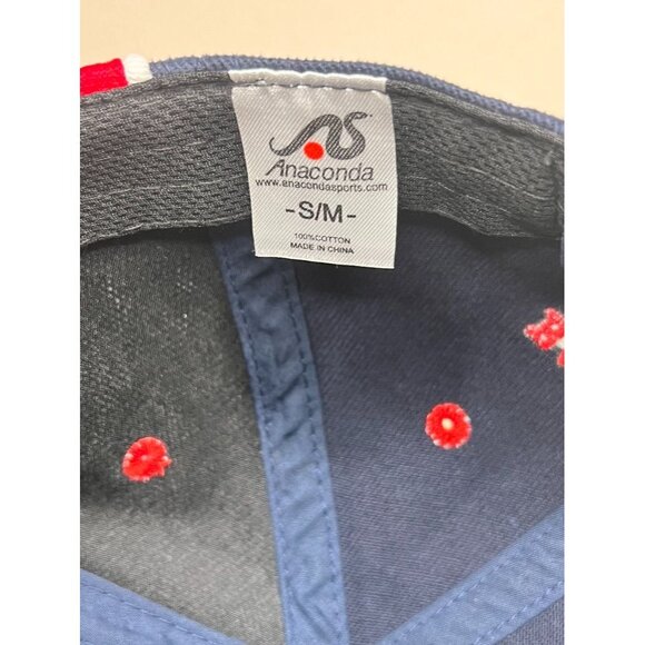 Cooperstown All Star Village Baseball Cap Navy/Red Adjusts It's A Baseball Thing - Picture 5 of 8